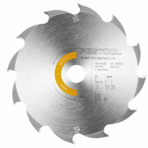 FESTOOL Hw 160x1,8x20 Pw12 Wood Rip Cut Circular Saw Blade 160mm 12t