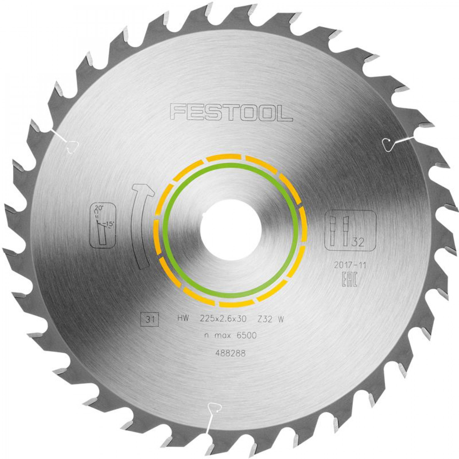 Saw Blade Hw 225x2,6x30 W32