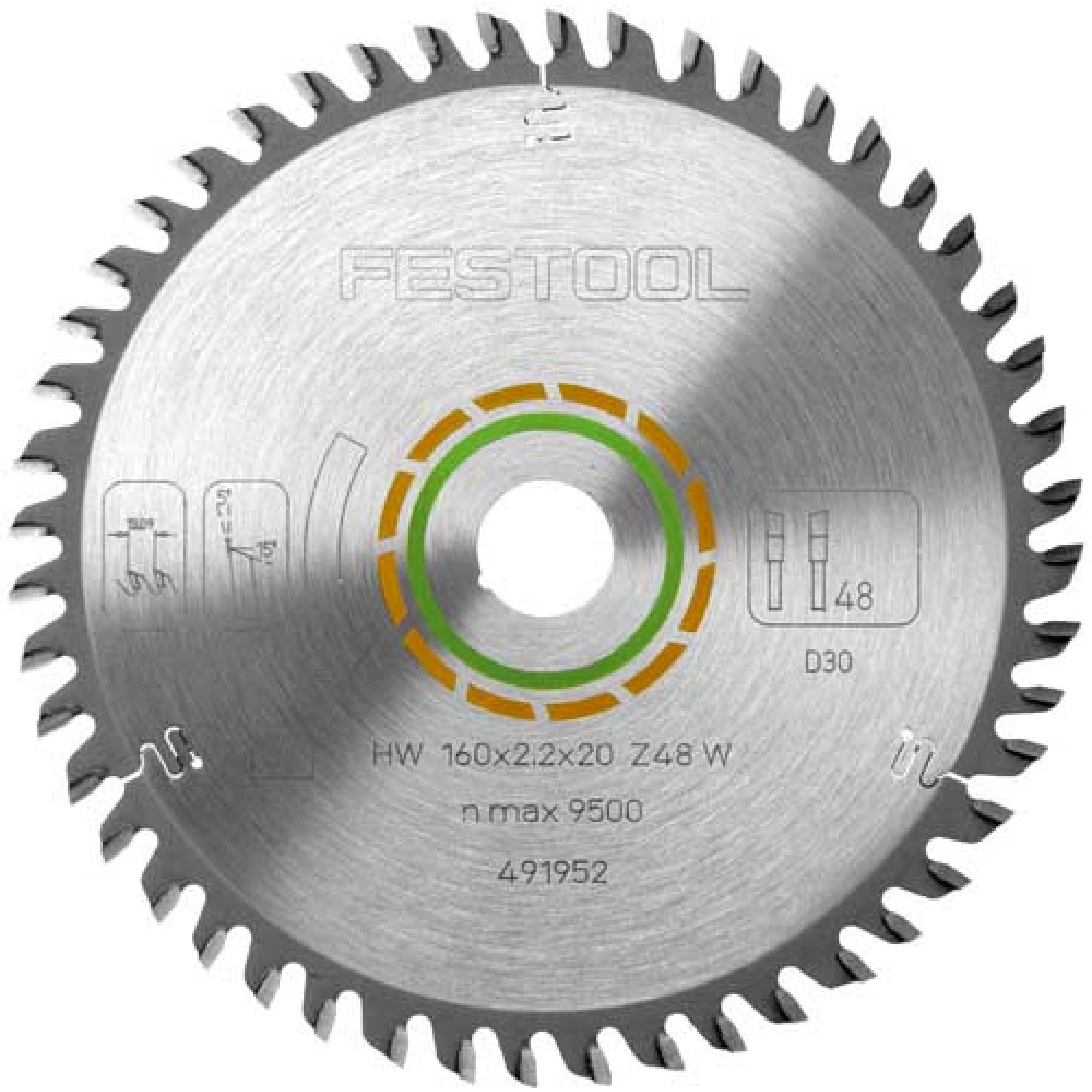 Saw Blade Hw 160 X 2,2 X 20 W48 Tct Circular Saw
