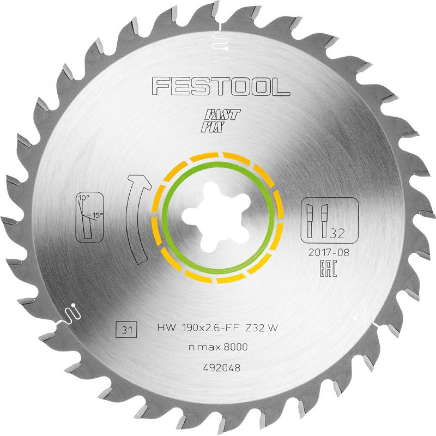 Saw Blade Hw 190x2,6 Ff W32