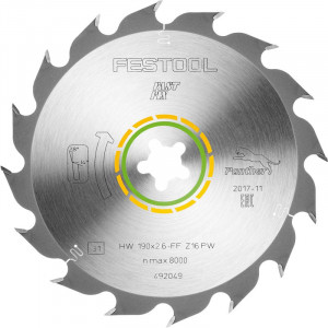 Saw Blade Hw 190x2,6 Ff Pw16