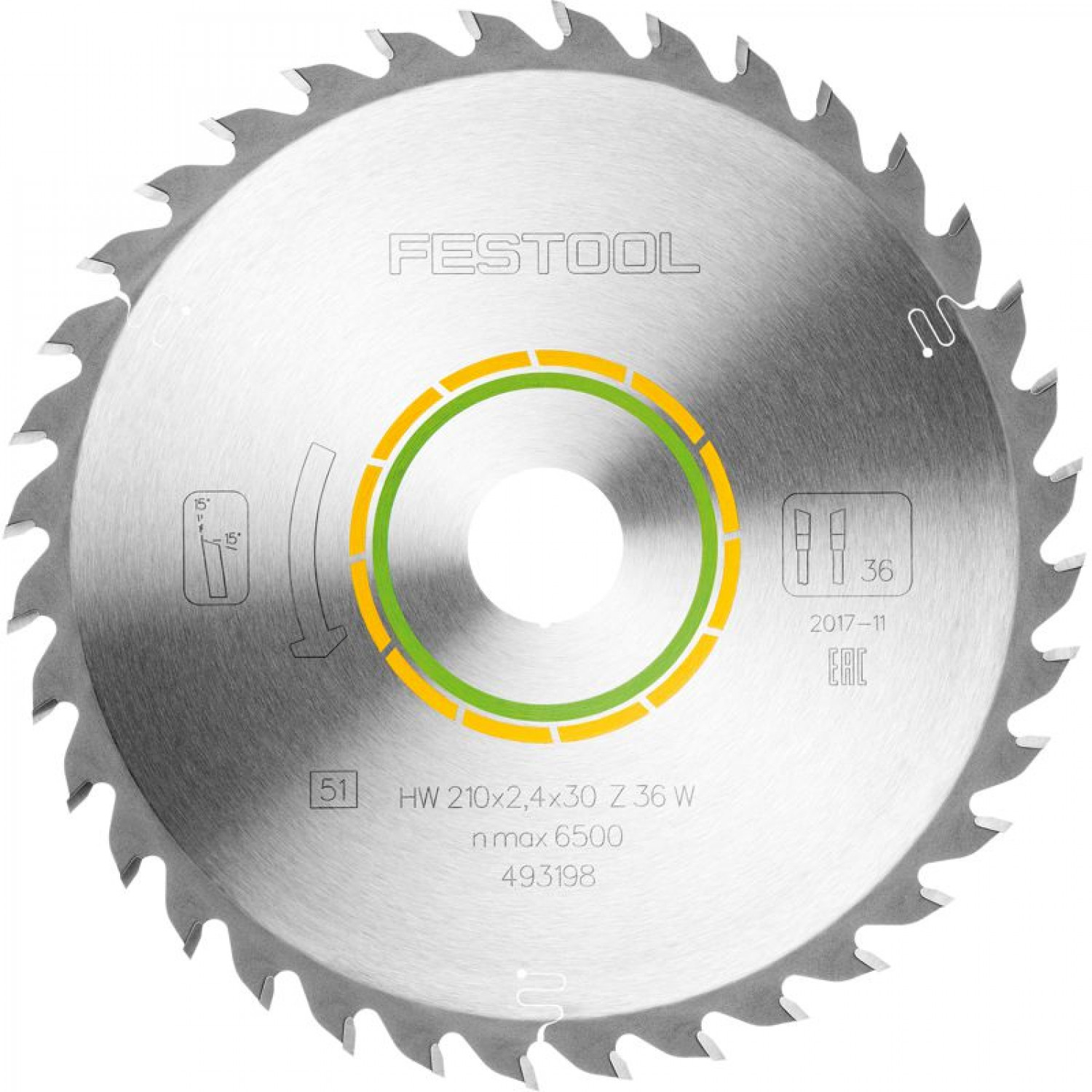 Saw Blade Hw 210x2,4x30 W36
