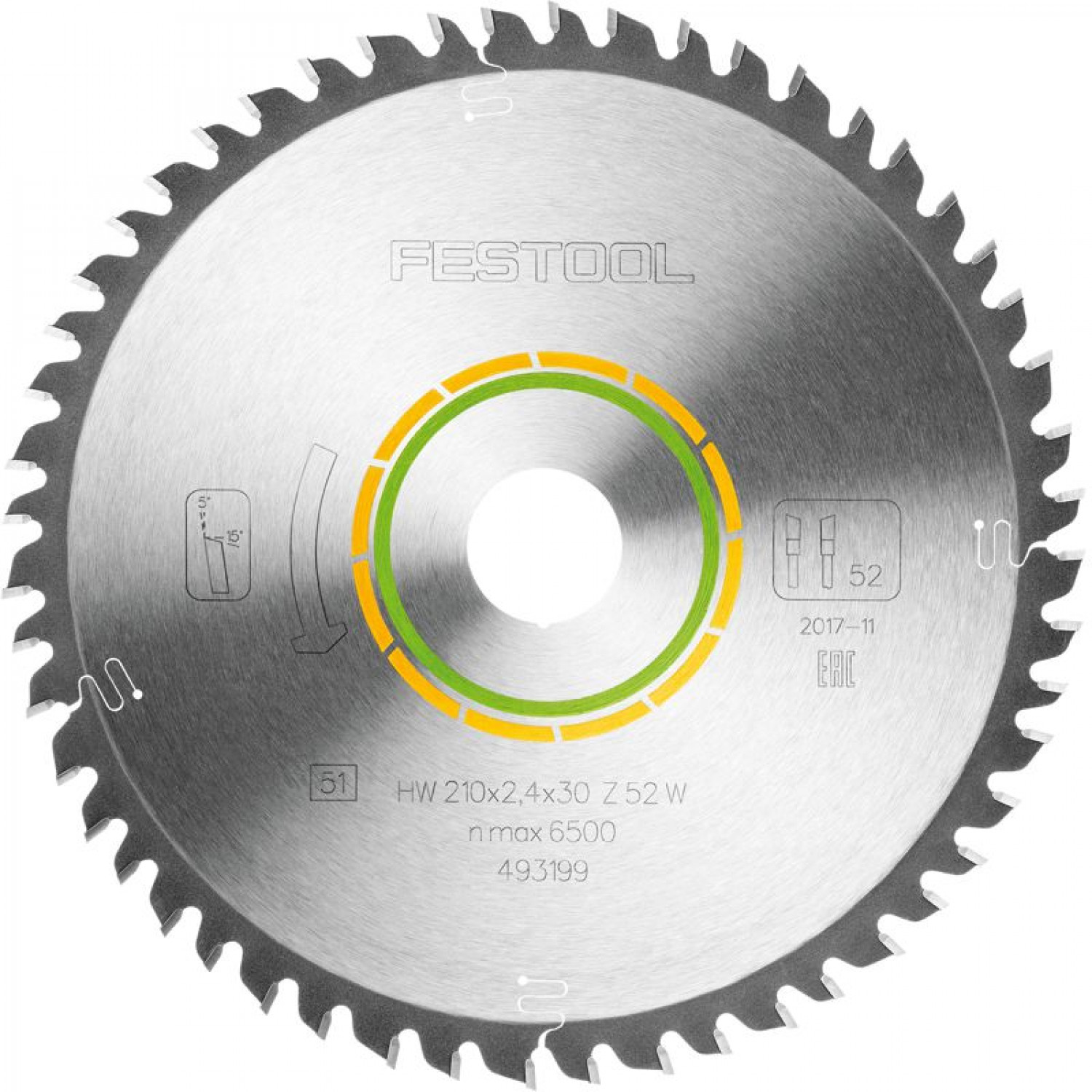 Saw Blade Hw 210x2,4x30 W52