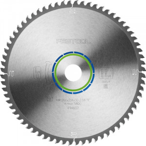 Saw Blade Hw 260 X 2,4 X 30 Tf68 Tct Circular Saw 68t