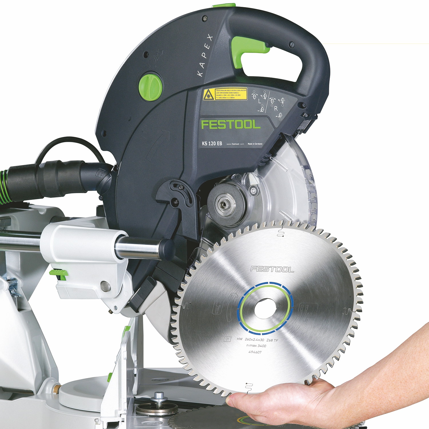 FESTOOL Hw 260x2,4x30 Tf68 Aluminium/plastics Saw Blade 260mm 68t For Ks 120 And Ks 88