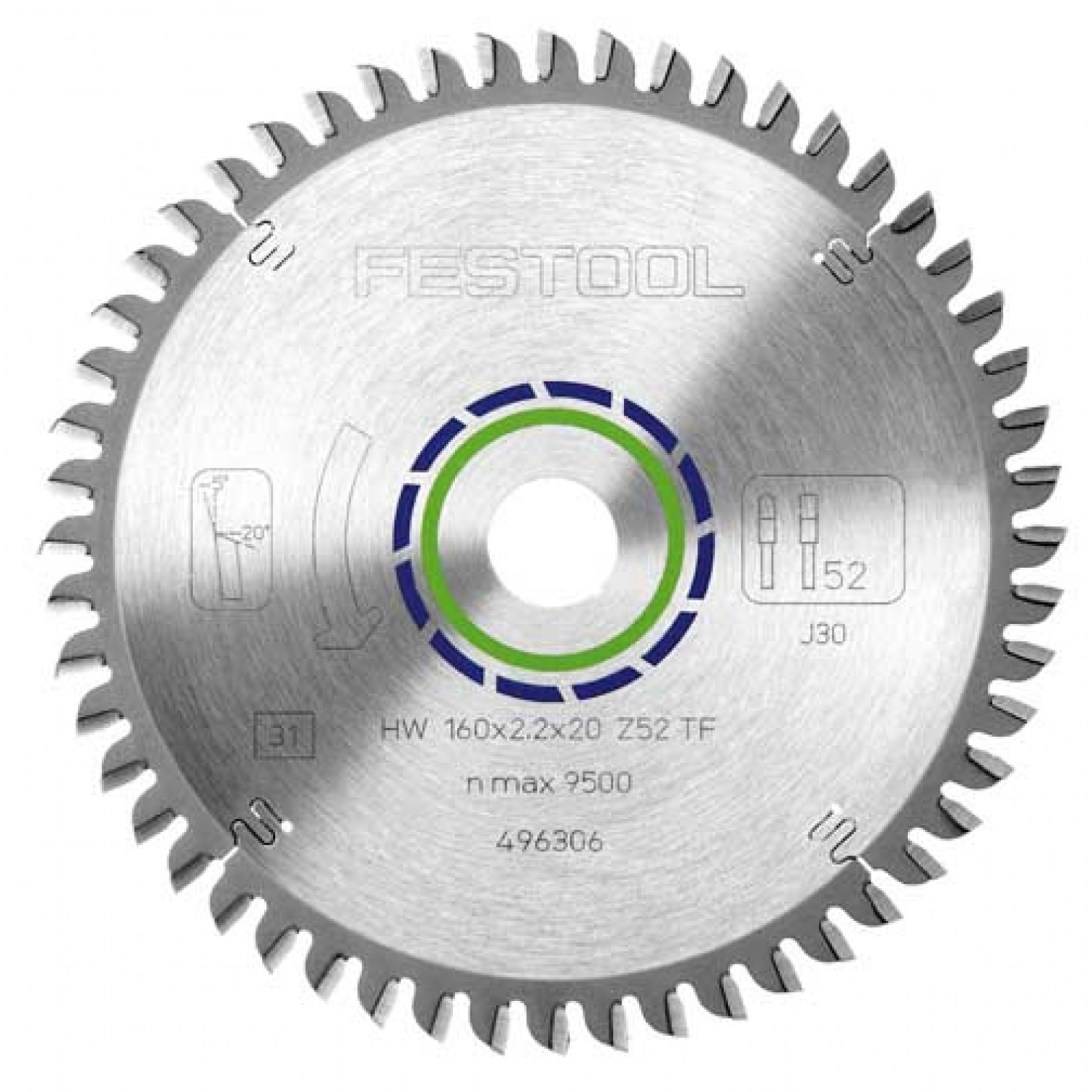 Saw Blade Hw 160x2,2x20 Tf52