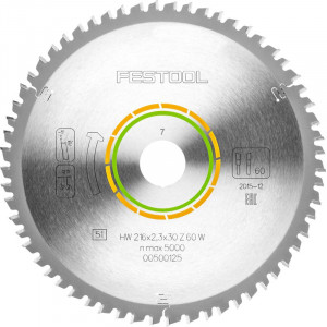 Fine Tooth Saw Blade 216x2.3x30 W60
