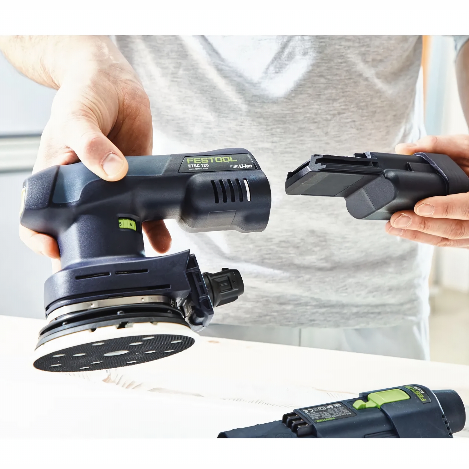 FESTOOL Etsc 125-basic Cordless Eccentric Sander