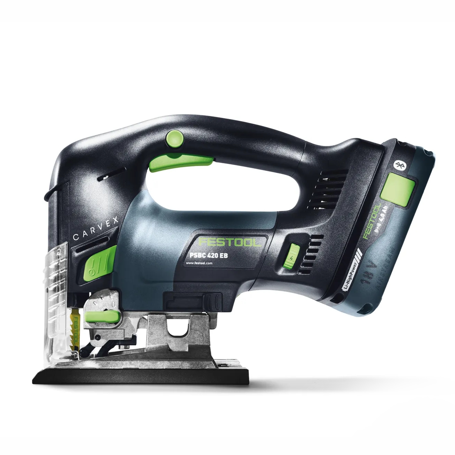 FESTOOL Psbc 420 Eb-basic Carvex Cordless D-handle Pendulum Jigsaw