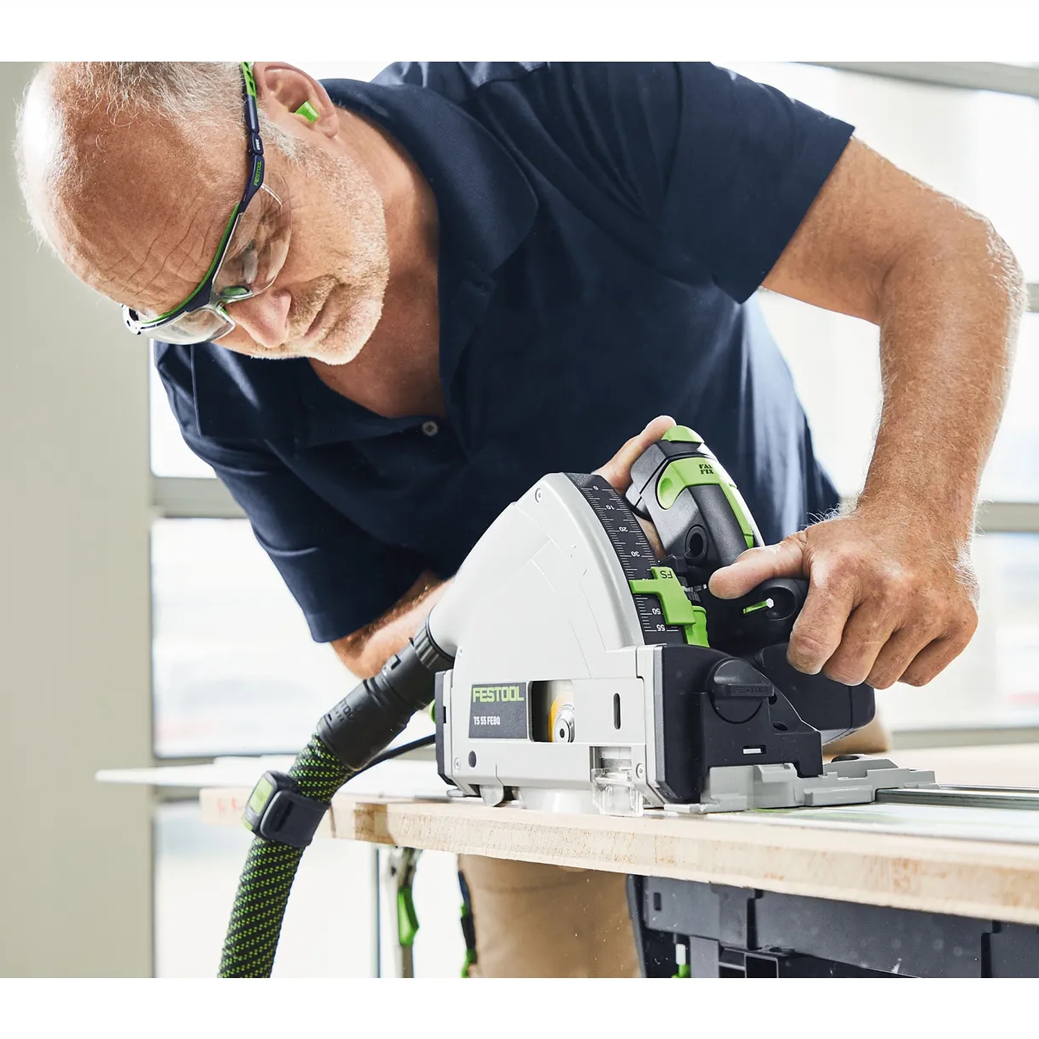 FESTOOL Ts 55 Febq-plus Plunge-cut Saw In Systainer&sup3; Sys3