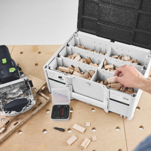 FESTOOL Ds 4/5/6/8/10 1060 Bu Beech Domino Assortment Set In Systainer³