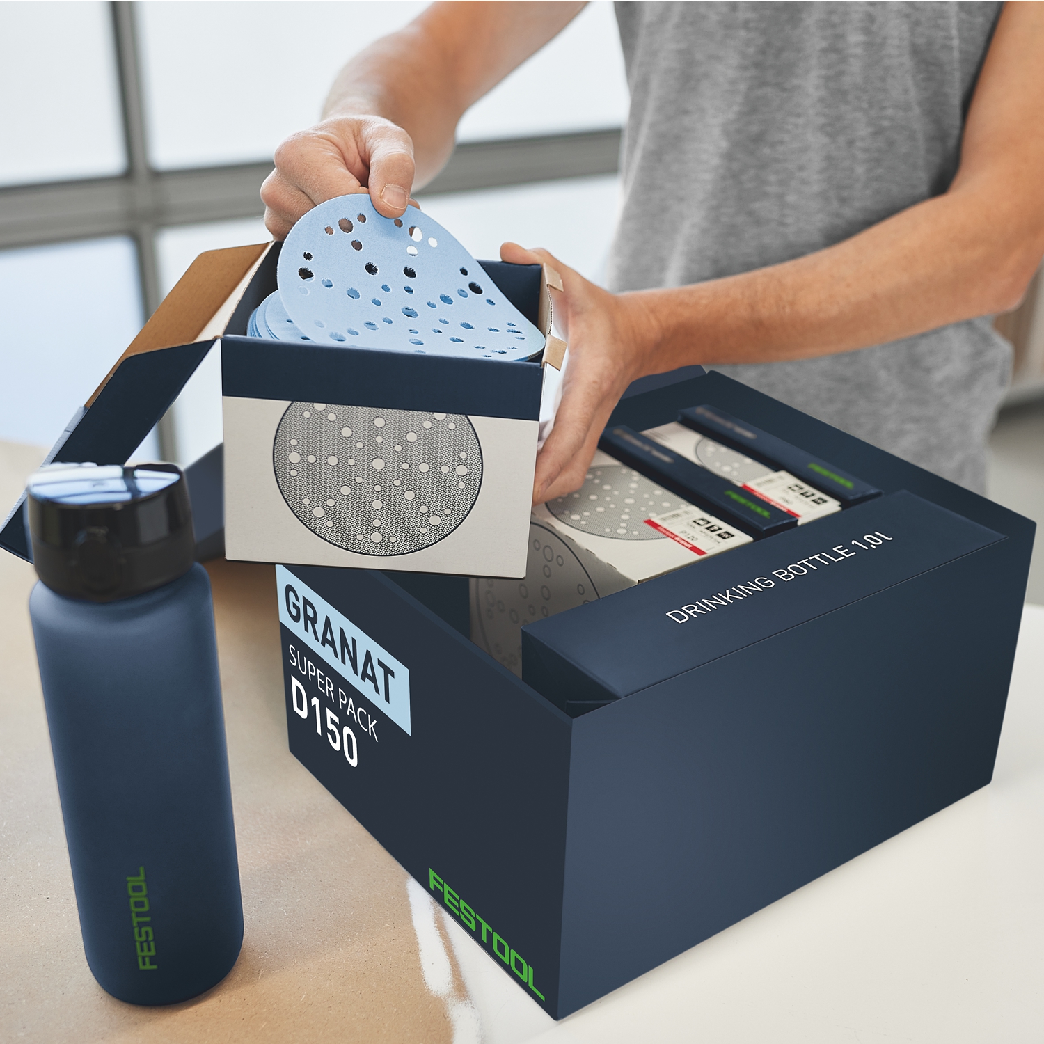 FESTOOL Granat Abrasive Super Pack Stf D150/48 Gr-sp P