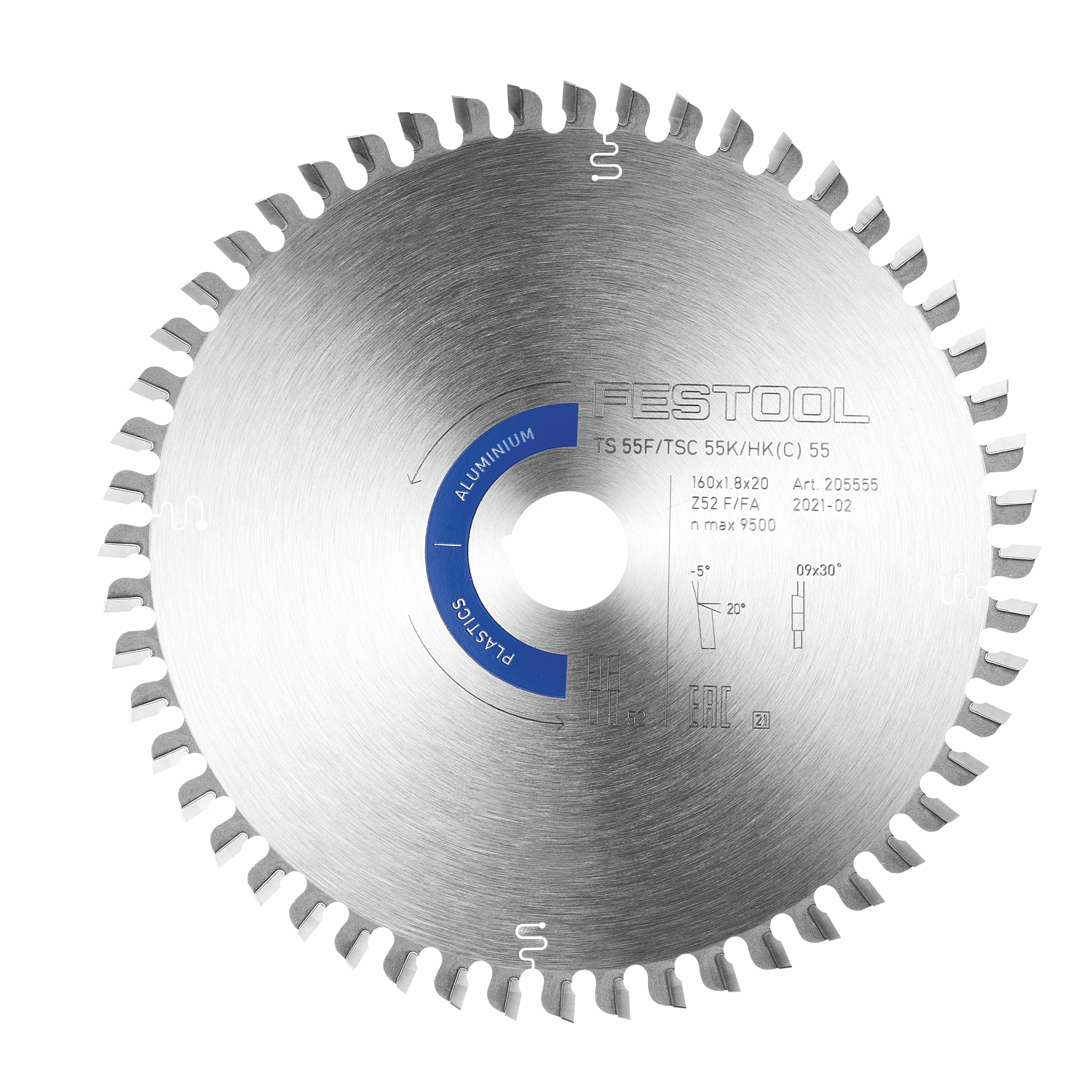 FESTOOL Ksb-sort/3 W/l/a 160x1,8 Circular Saw Blade Set 160mm 3 Piece