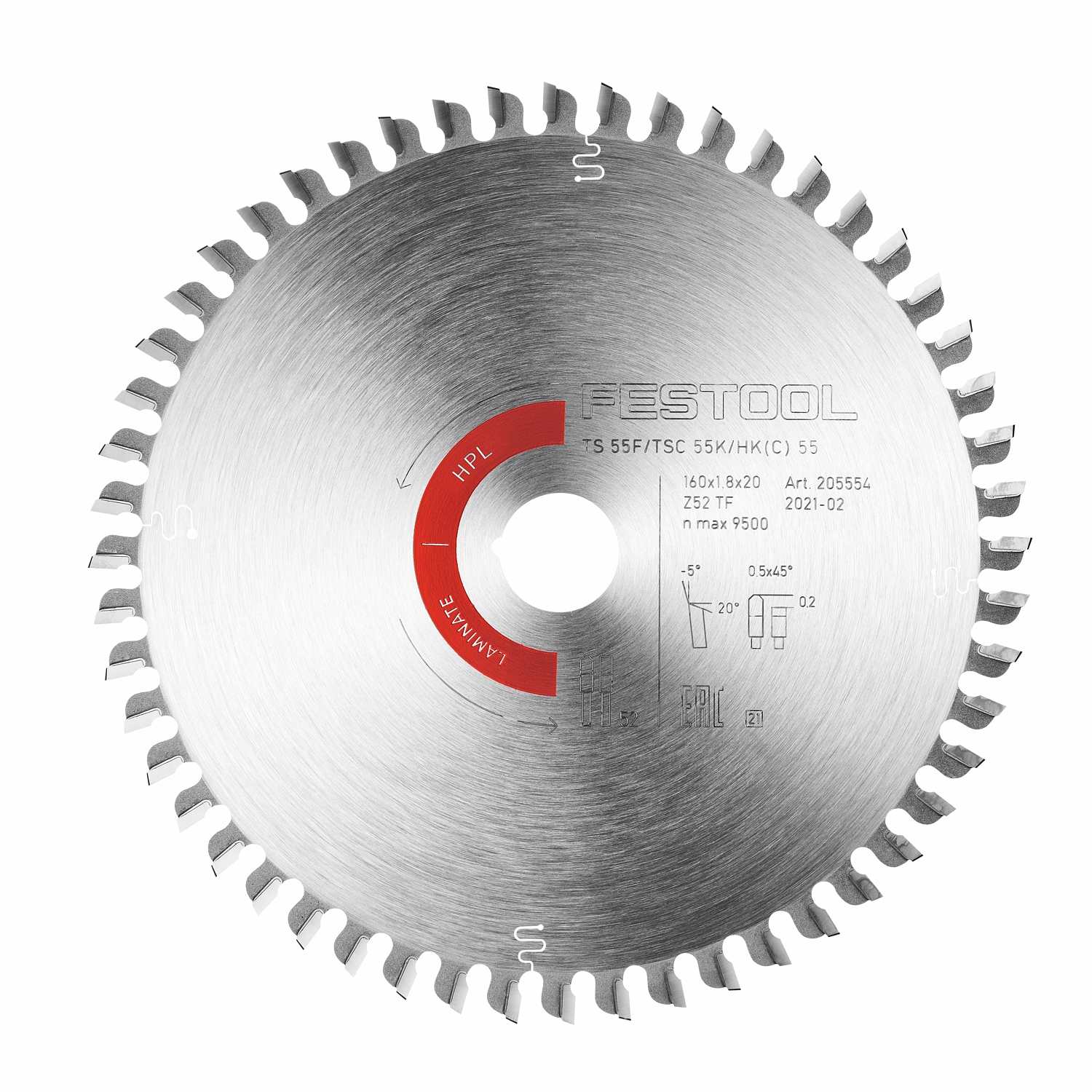 FESTOOL Ksb-sort/3 W/l/a 160x1,8 Circular Saw Blade Set 160mm 3 Piece