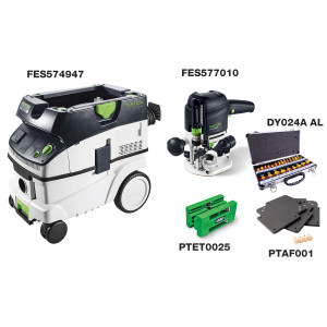 FESTOOL Of 1010 Router And Ctl 26 Dust Extraction Kit