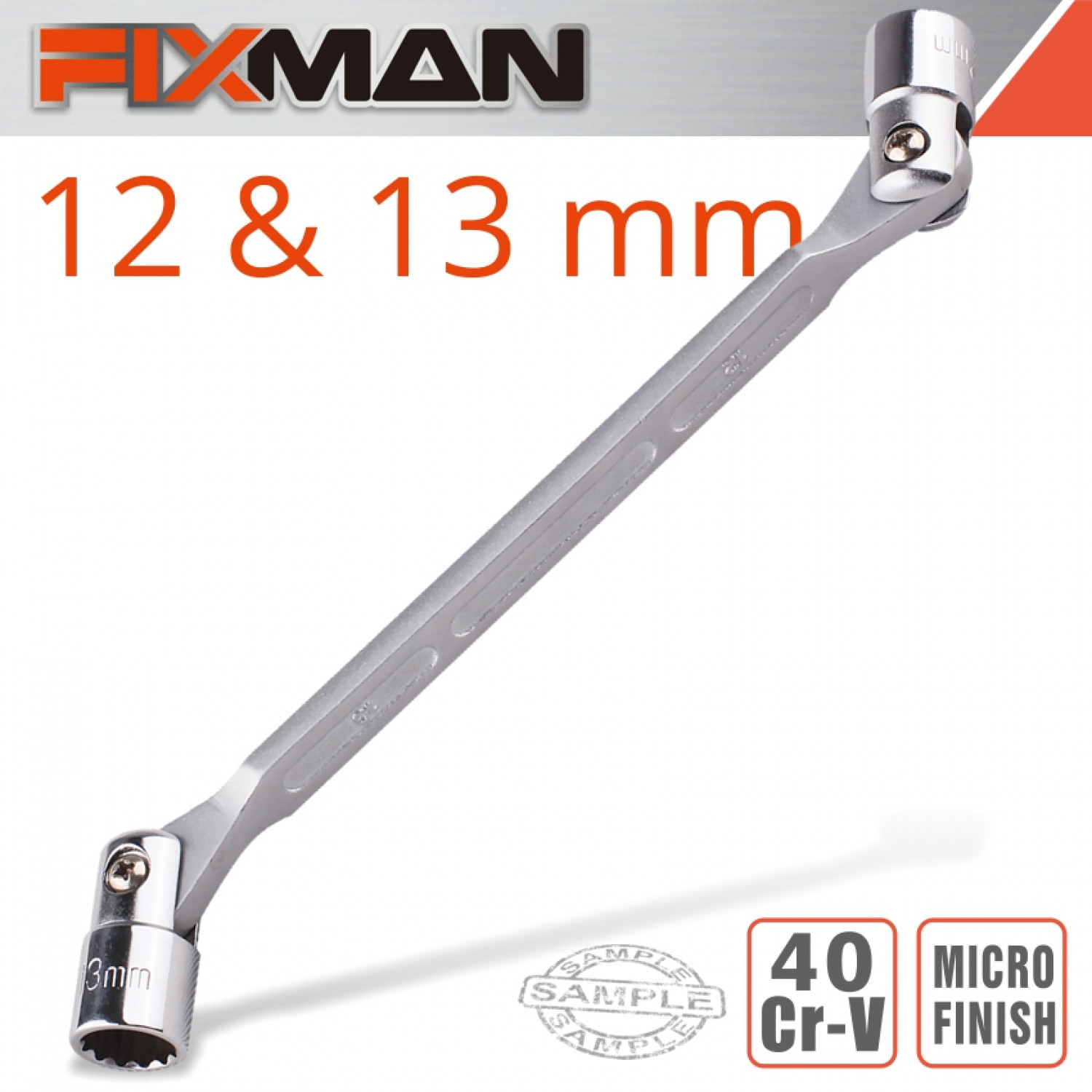 FIXMAN Hinged Socket Wrench 12x13mm