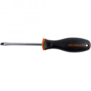 FIXMAN S/driver Slotted 6.5x1.2x100mm Crv With Ergonomic Handle