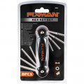 FIXMAN Hex Key Wrench Set 9pce (h5/64-h3/32-h1/8-h9/64-h5/32-h3/16-h7/