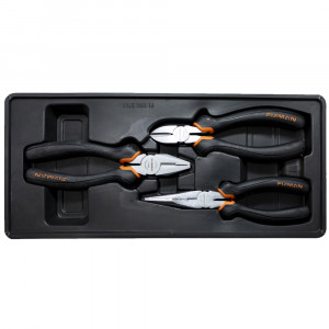 FIXMAN 3-pc Pliers Set (combination 8'ncutting 7.5' Long Nose 8')