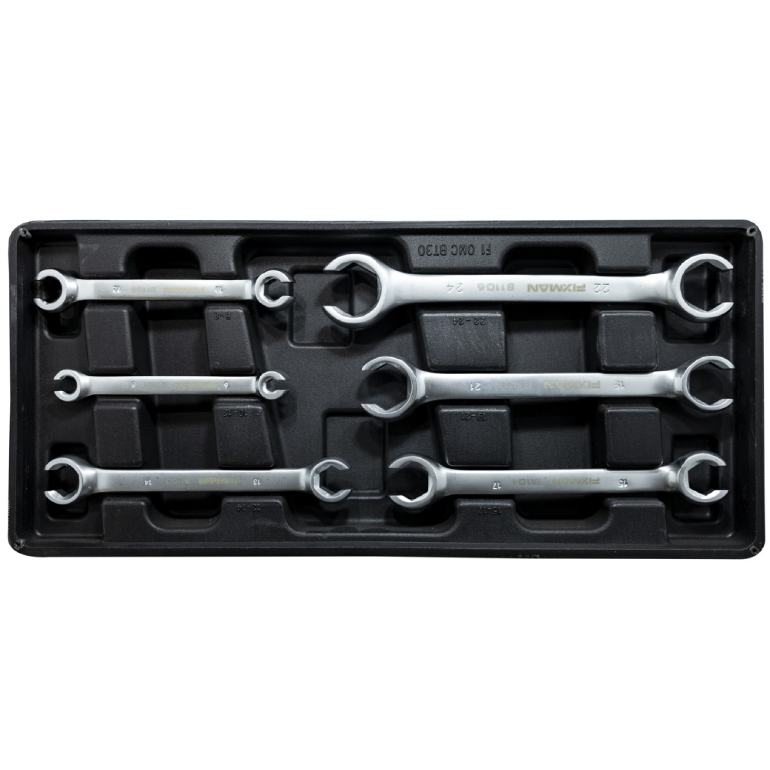 FIXMAN 6-pc Flare Wrenches 6 To 24mm