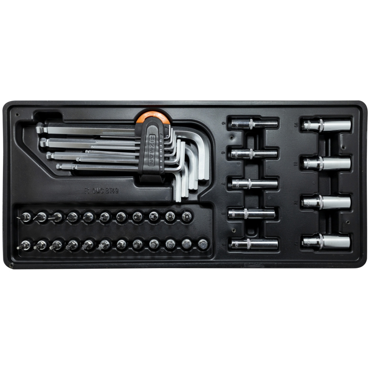 FIXMAN 33-pc 1/4' Dr.sockets & Accessories