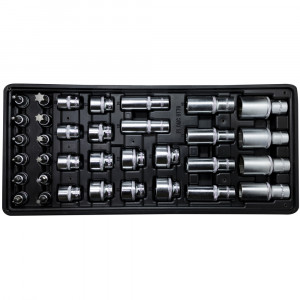 FIXMAN 34-pc 3/8' Dr.sockets