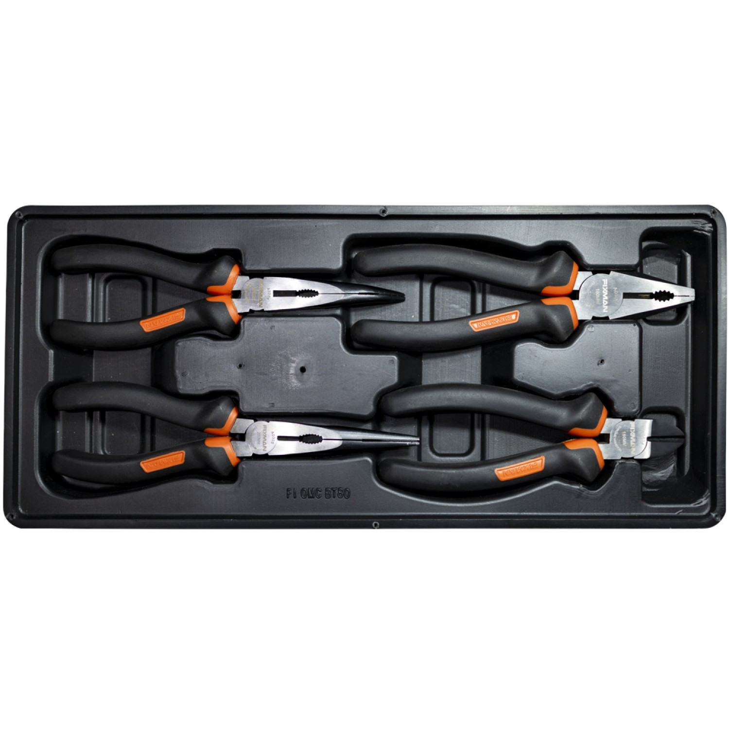 FIXMAN 4 Piece Plier Set Cp 7' Dcp 6' Lnp 8' Bnp 8'