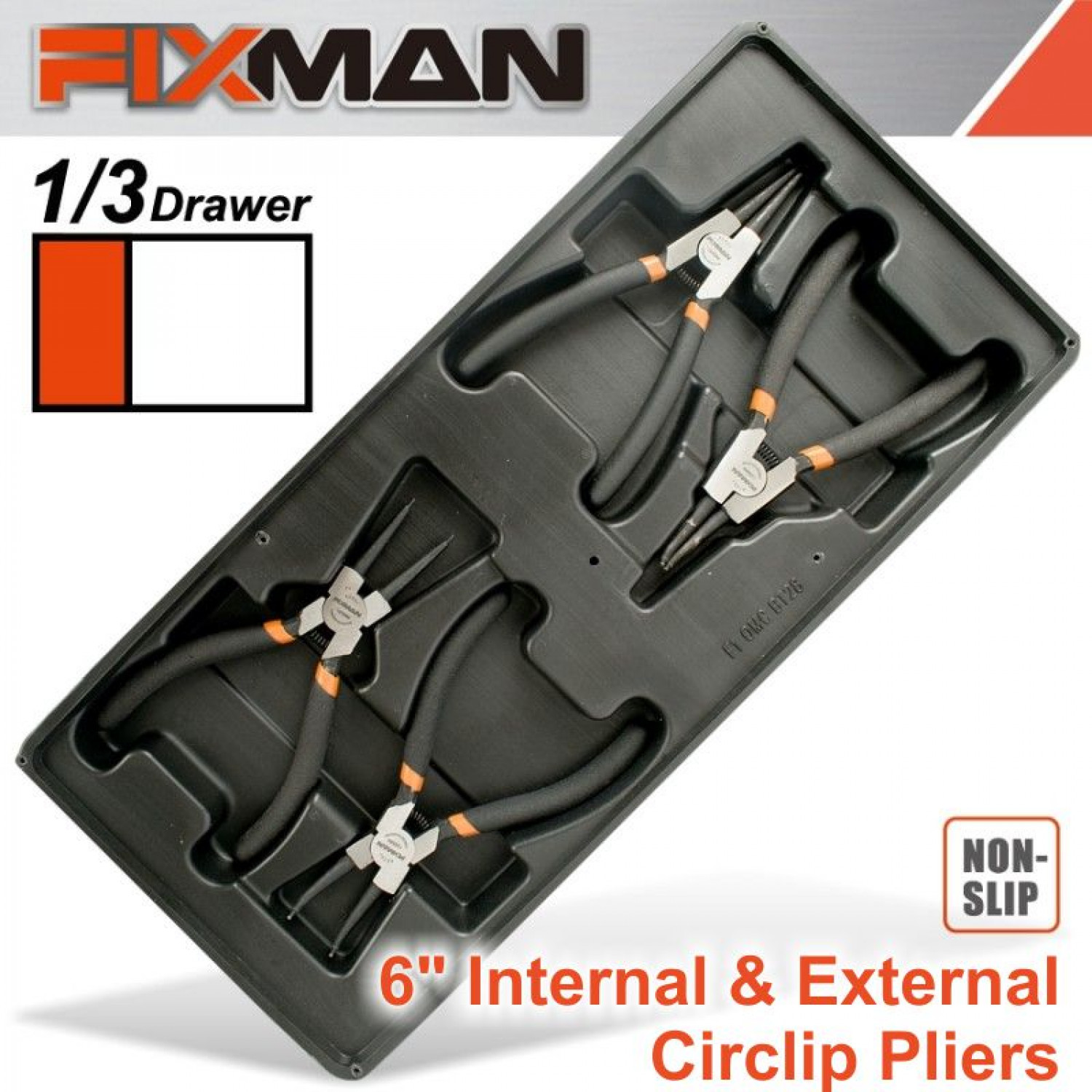 FIXMAN 7 Drawer Ind. Roller Cabinet On Castors With 130pc Of Stock
