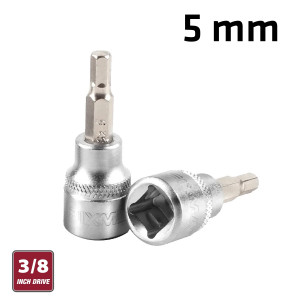 FIXMAN 3/8' Dr.bit Socket 5mm Hex Allen H5