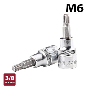 FIXMAN 3/8' Dr.bit Spline Socket M6