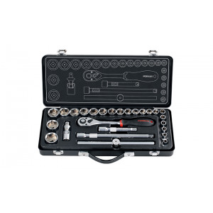 FIXMAN 26 Piece Socket Set 1/2' 8 - 25 27 30 &32mm
