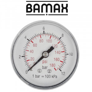 Pressure Gauge 50mm 1/8 Rear Packaged