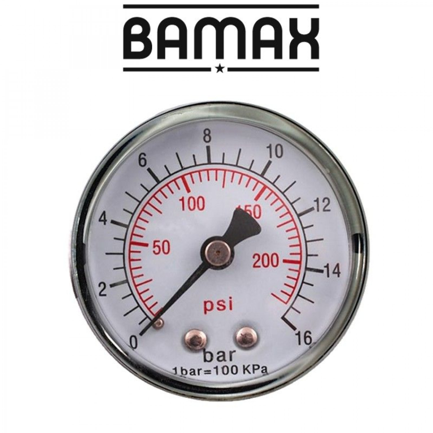 Pressure Gauge 1/4'rear 50mm D5014r16 Packaged