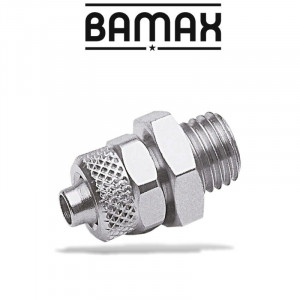 GAV Straight Conical 1/8 M Push In Fitting For 8mm Hose