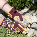 Ladies Slim Fit X-small Garden Gloves Maroon