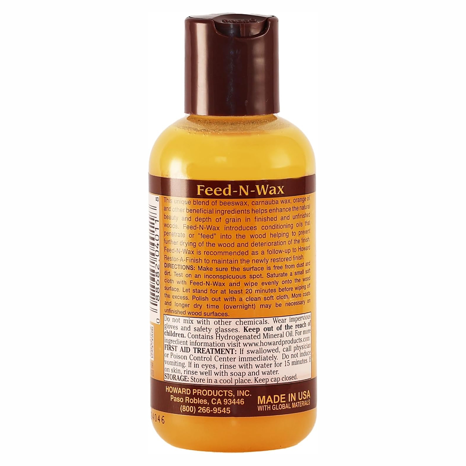 HOWARD Feed-n-wax Wood Polish & Conditioner 139 Ml