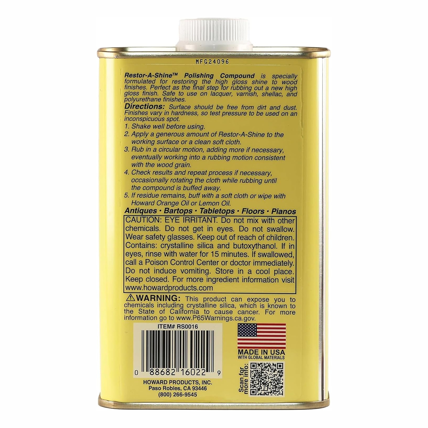 HOWARD Restor-a-shine Compound Neutral 473ml