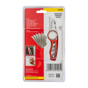 Knife Utility S/steel Blades Foldable With Belt Clip
