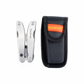 Multitool Silver Mini With Led Light With Nylon Pouch In Blister