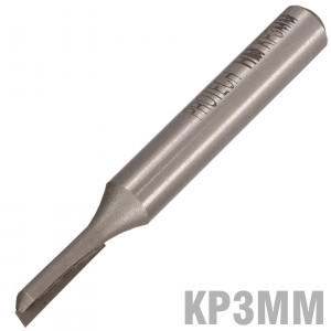 Straight Bit 3mm X 13mm Single Flute Metric 1/4'shank