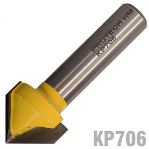 V-groove Bit Tct 1' X 1/2'sh