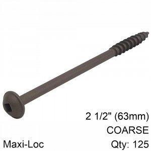 KREG Hd Protec Kote Pocket Hole Screws 64mm 2.50' #14 Coarse Thread Mx