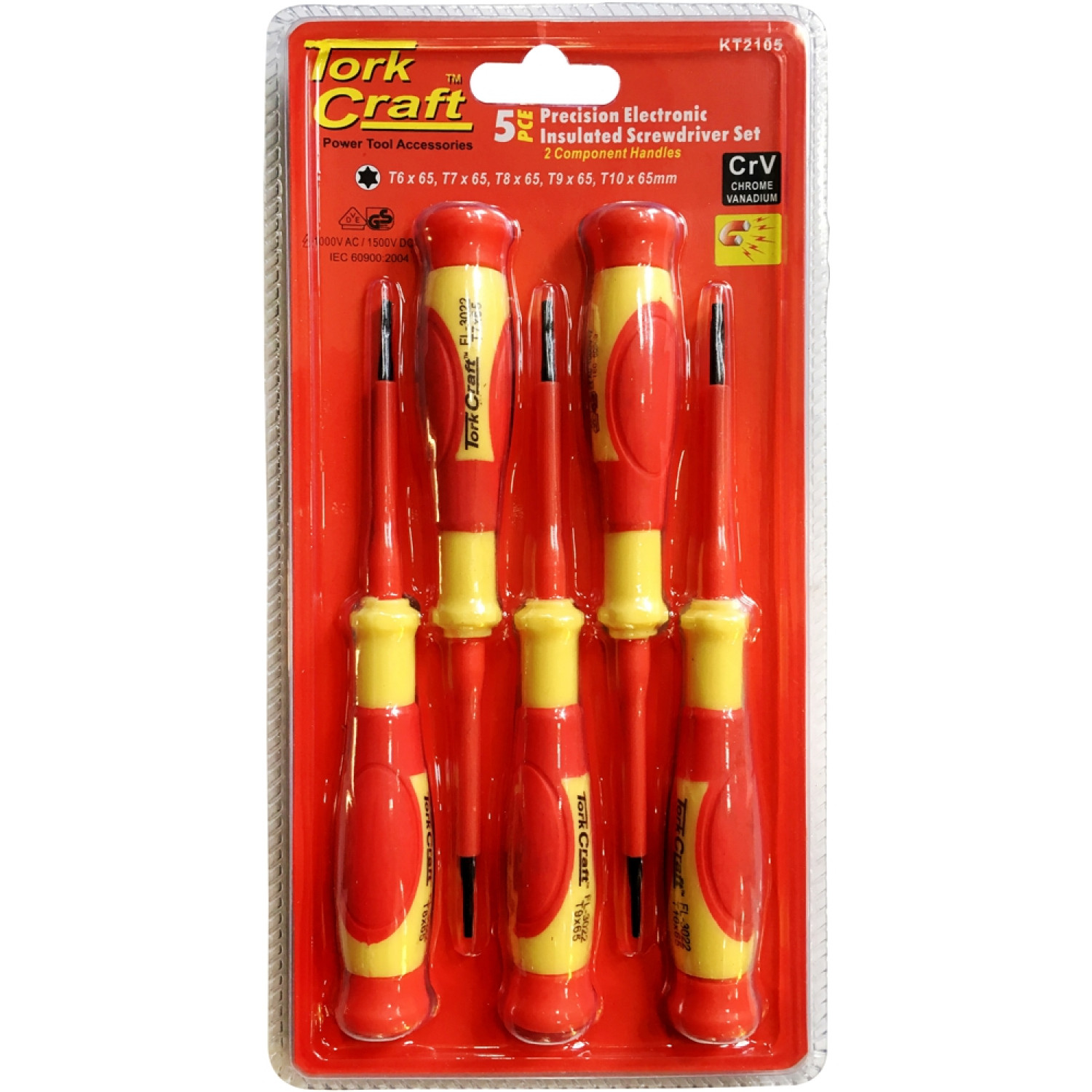 5pc Precision Electronic Insulated Screwdriver Set