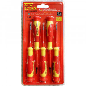 5pc Precision Electronic Insulated Screwdriver Set