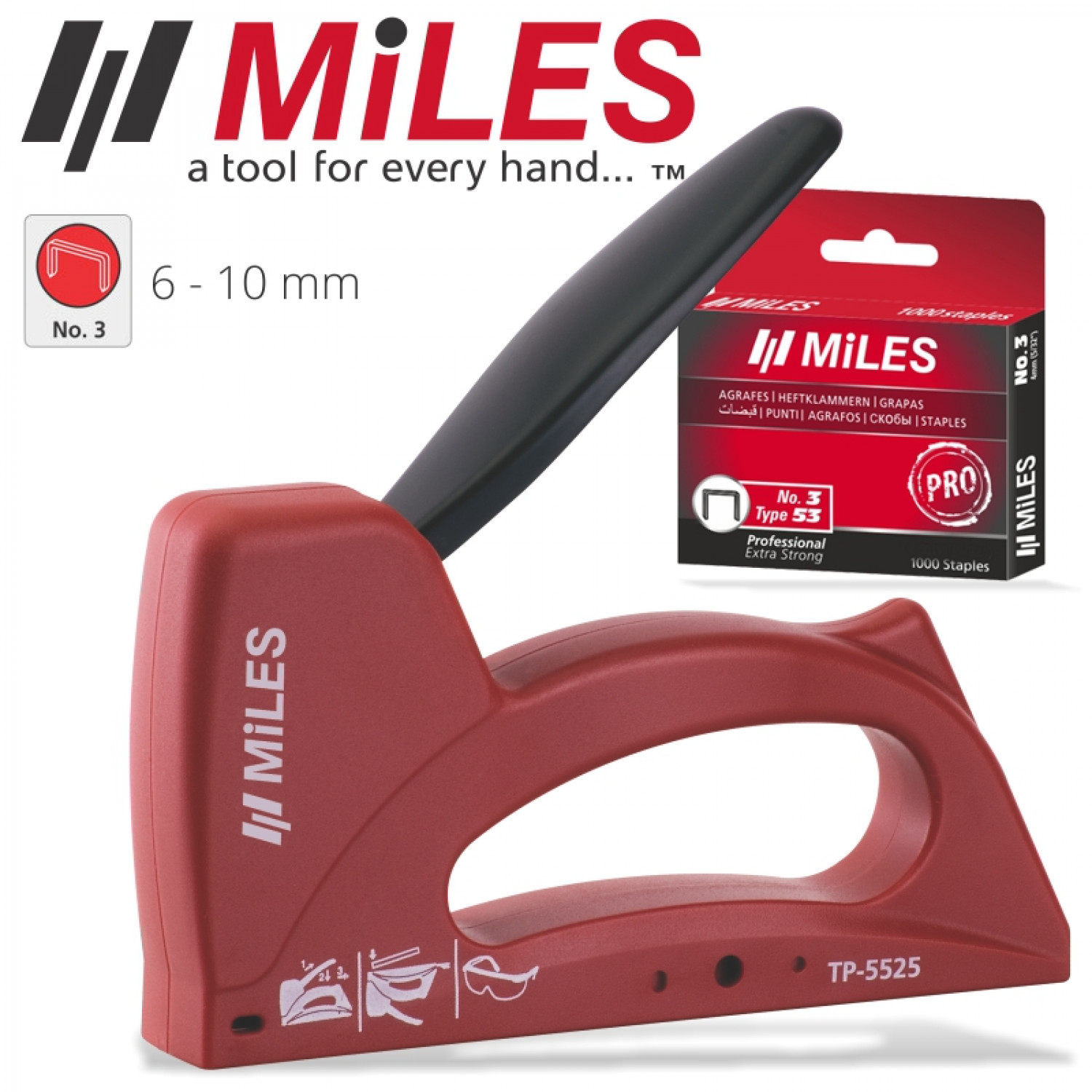Staple Gun Kit Abs Body Incl 22g 8mm Jt21 Stap Reload Ind