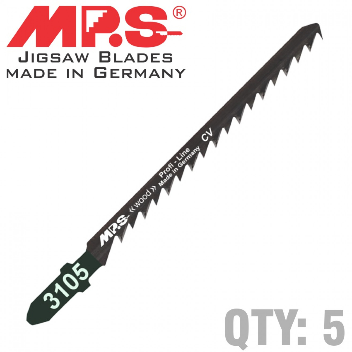 Jigsaw Blade Wood Scroll T-sh.6tpi T244d