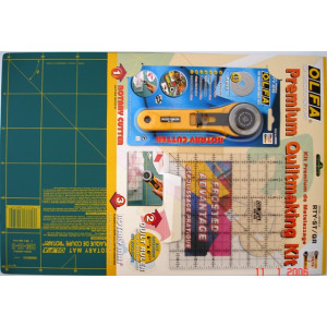 OLFA Quilting Kit With Rotary Cutter&rule & Mat