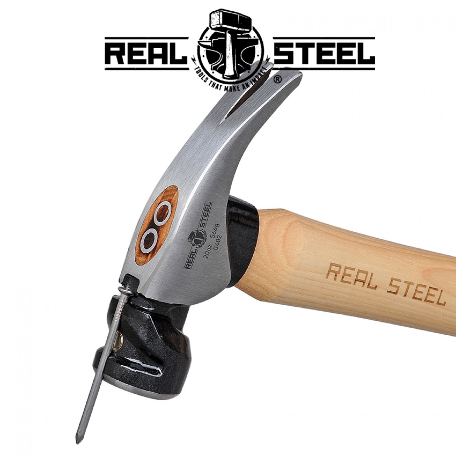 Hammer Claw Rip 570g 20oz Hick. Wood Handle