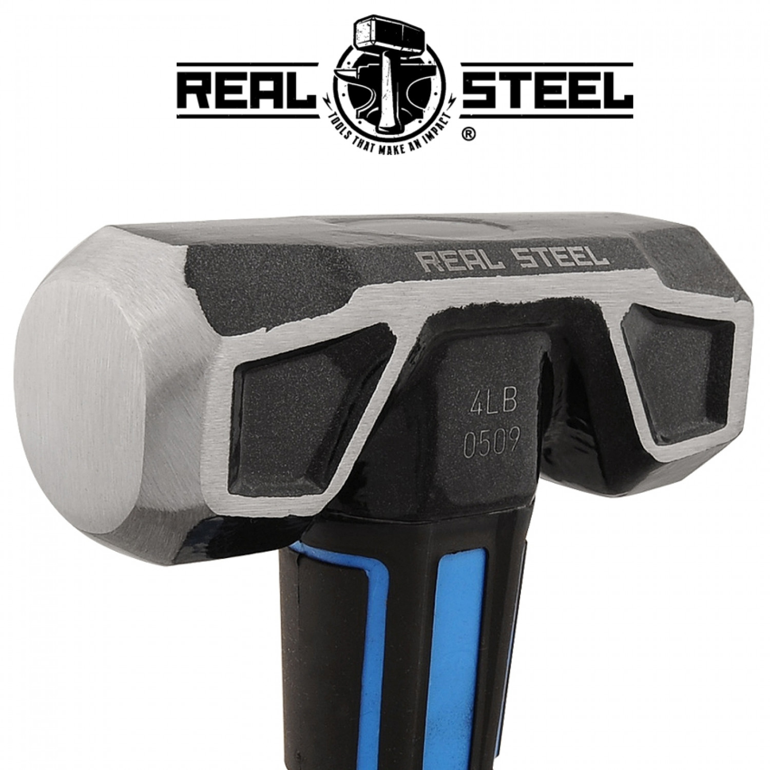 Hammer Sledge/cross Strike 1.8kg 4lb Graph. Handle REAL STEEL