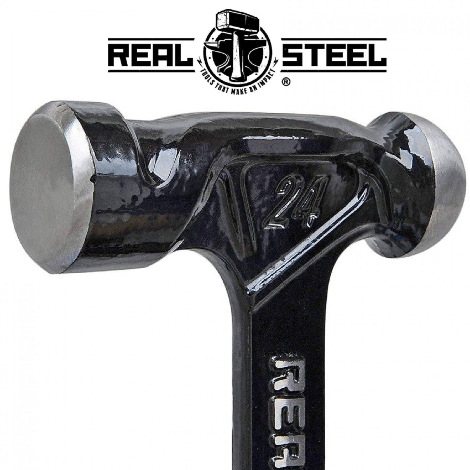 Hammer Ball Pein 700g 24oz Ultra Steel Handle REAL STEEL